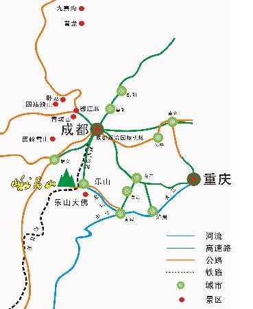 峨眉山景區交通(公交,觀光車,出租車,三輪車,滑竿)